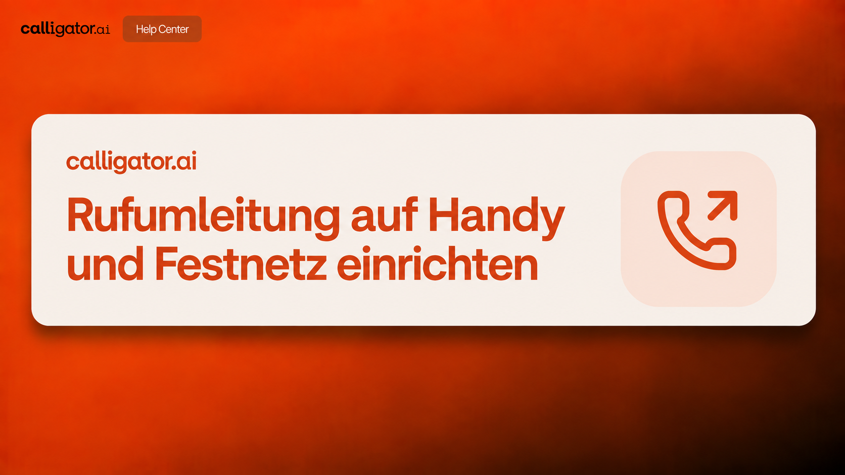 Rufumleitung auf Handy und Festnetz einrichten