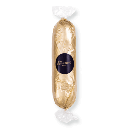Großes schokoliertes Edelmarzipan Brot